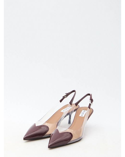 Alaïa White Slingbacks 55 For