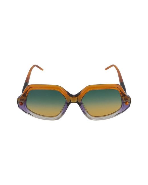 Kuboraum Green Sunglasses P20 Gro/19/1