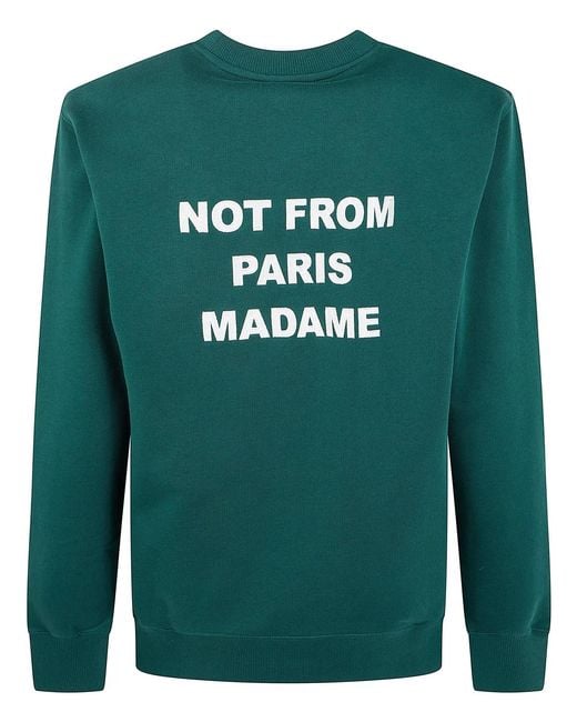 Drole de Monsieur Green "Bold Slogan" Sweatshirt for men