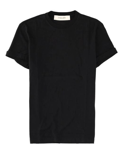 Golden Goose Deluxe Brand Black Cotton T-Shirt