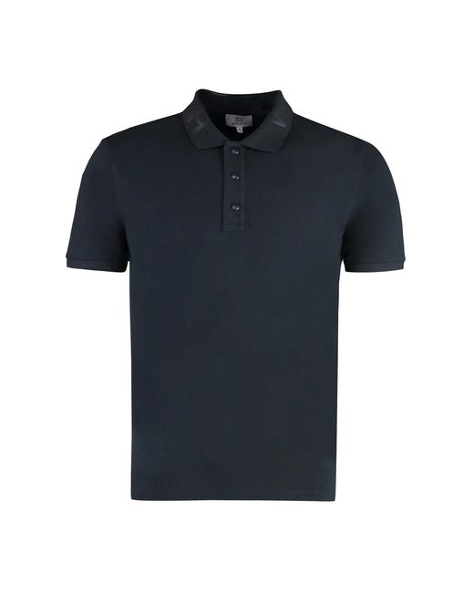 Woolrich Black Cotton-Piqué Polo Shirt for men