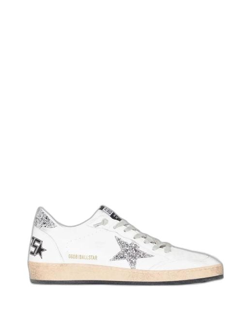 Golden Goose Deluxe Brand White Ball Star Leather Sneakers