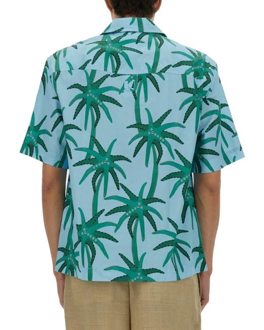 Jacquemus Blue Shirt "Jean" for men