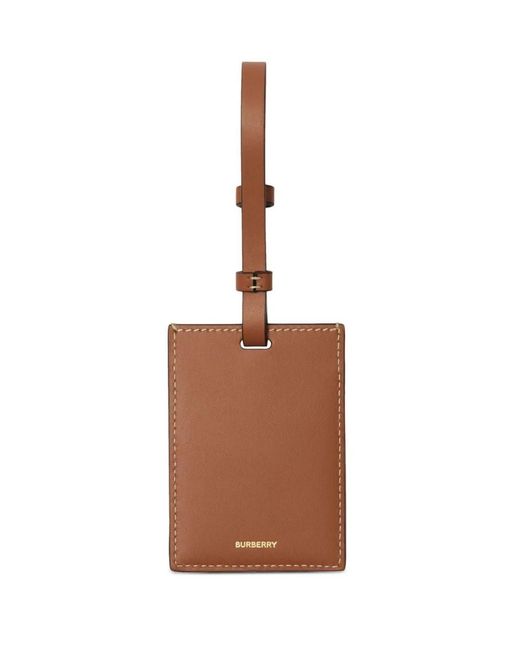 Burberry Metallic Equestrian Knight Leather Cardholder for men