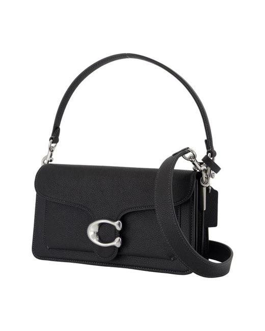 COACH Black Tabby 26 Refresh Shoulder Bag