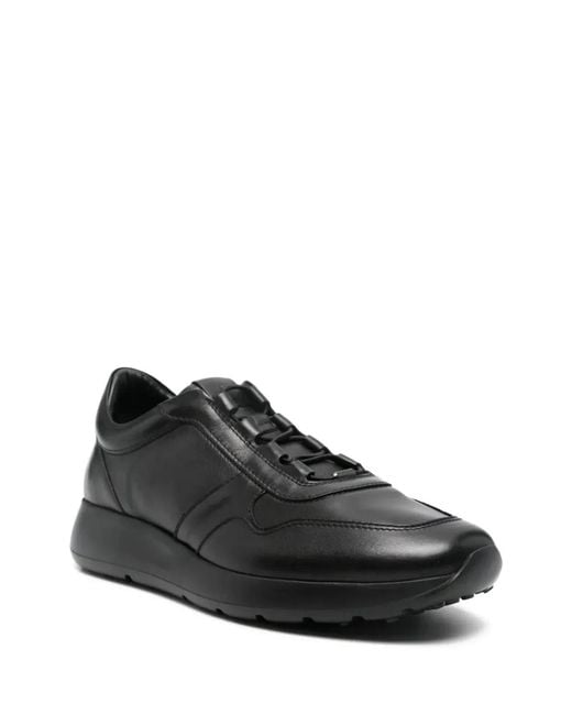 Tod's Black Dot Leather Sneakers for men