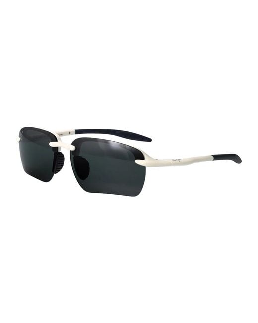Maui Jim Black Metal Matte Plastic Sunglasses