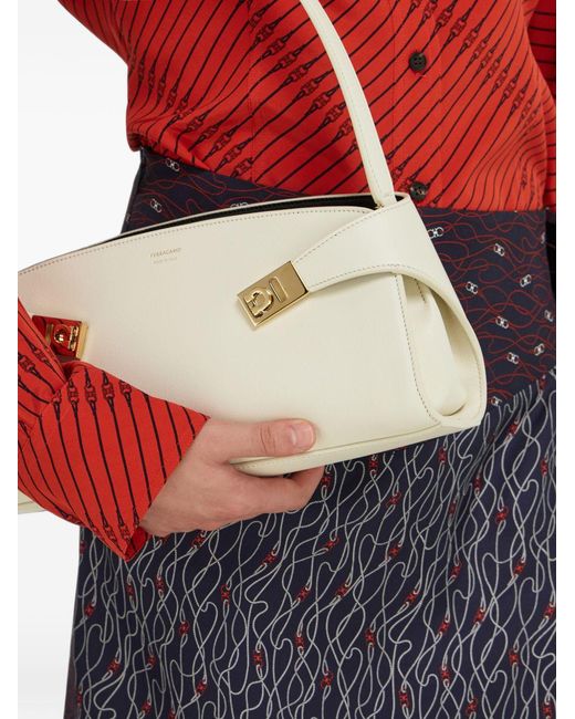 Ferragamo Natural Cognac Leather Handbag