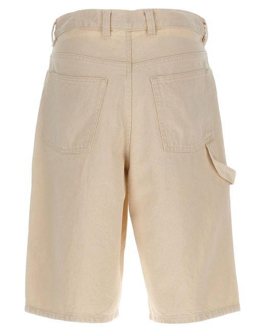 A.P.C. Natural 'Westland' Bermuda Shorts for men
