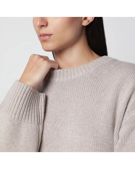 Lisa Yang Gray Noor Crewneck Sweater