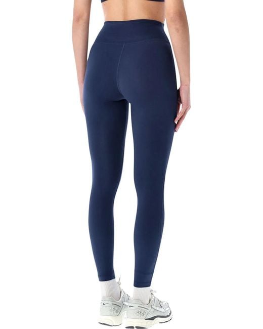 Nike Blue High-Waisted 7/8 Leggings
