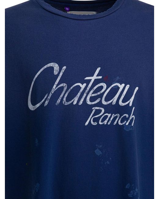 GALLERY DEPT. Blue "Chateau Ranch" T-Shirt for men