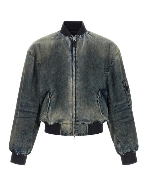 Balenciaga Gray 'Bomber Standard' Jacket for men