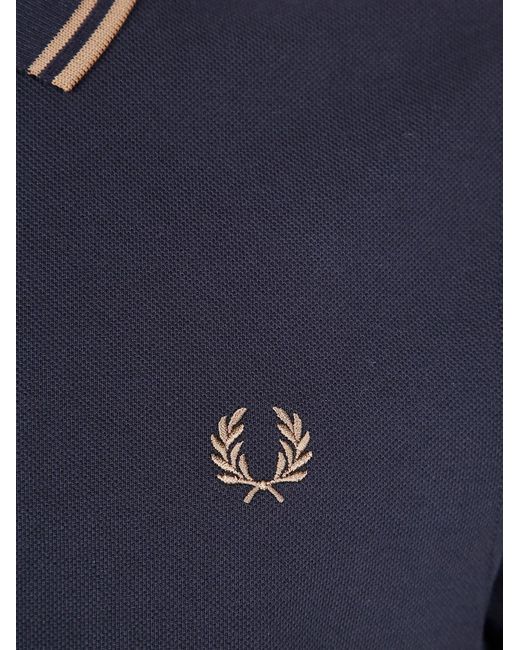 Fred Perry Blue Polo With Logo for men