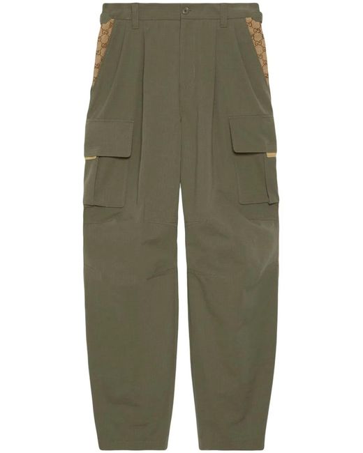 Gucci Green Cargo Pants for men