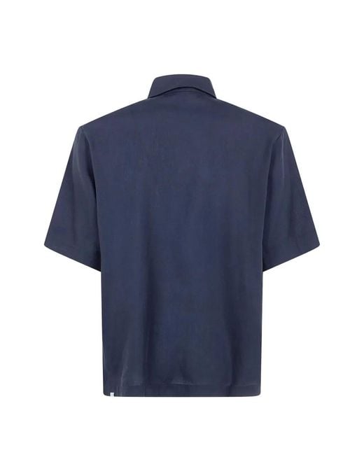 Houdini Sportswear Blue "Tree" Polo Shirt for men