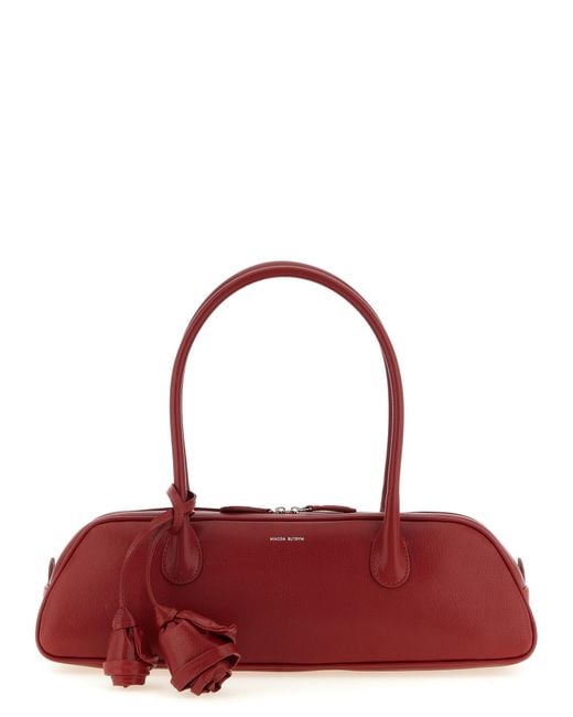 Magda Butrym Red 'Brigitte Trapeze' Handbag