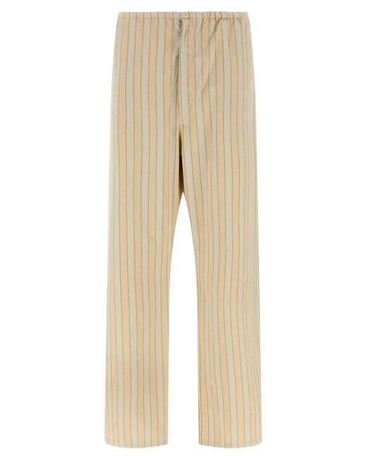 Maison Margiela Natural Pajama Pants for men