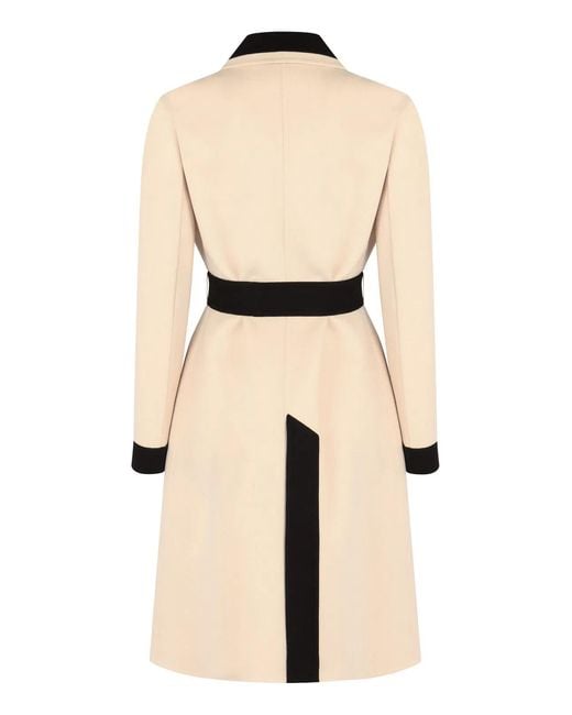 Valentino Garavani Natural Wool And Cashmere Coat