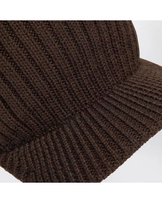 Adidas by Wales Bonner Brown Coffee-Colored Wool Visor Cap