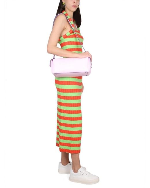 Sunnei Yellow Striped Skirt