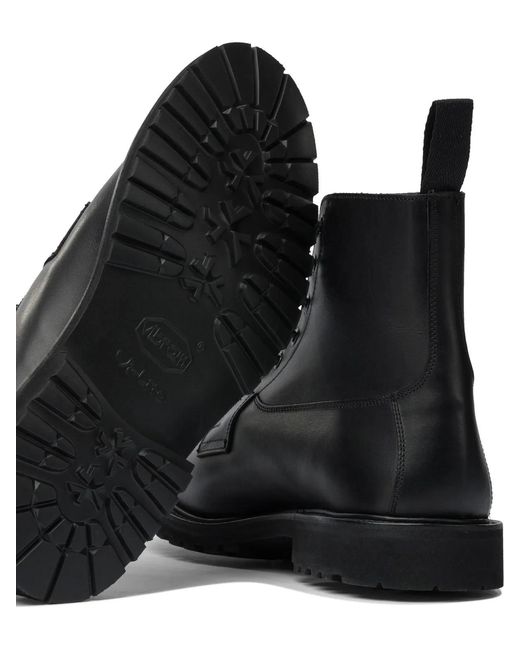 Tricker's Black "Burford" Ankle Boots for men