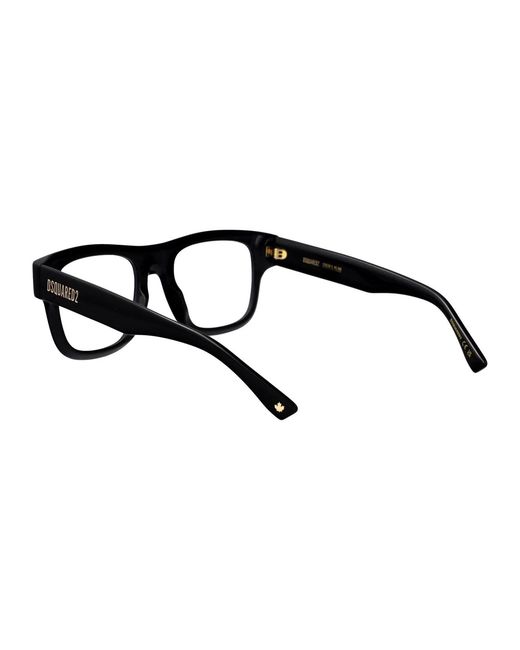 DSquared² Black Acetate Glasses for men