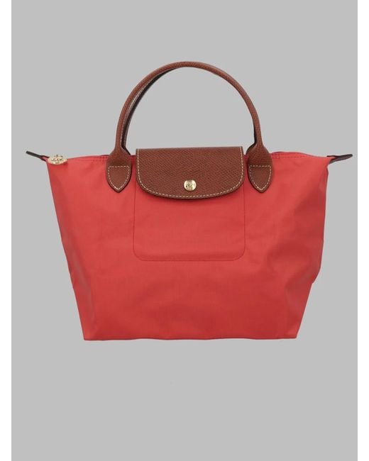 Longchamp Red Borsa "Le Pliage" Small