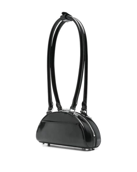 Self-Portrait Black Mini With Charm Shoulder Bag