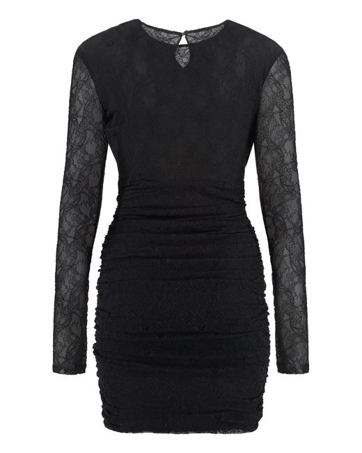 Philosophy Di Lorenzo Serafini Black Lace Mini Dress