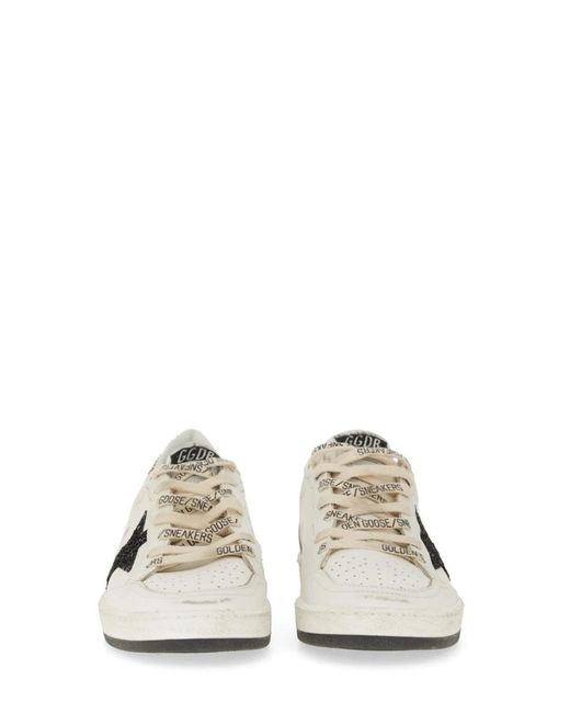 Golden Goose Deluxe Brand White "Ballstar" Sneaker