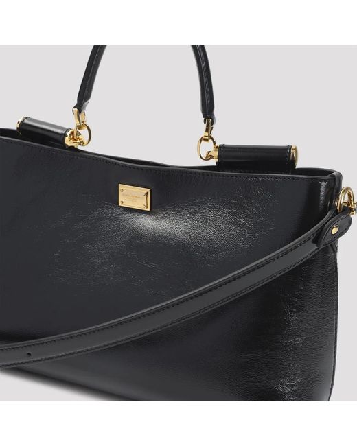 Dolce & Gabbana Blue Dolce & Gabbana Large Leather Bag