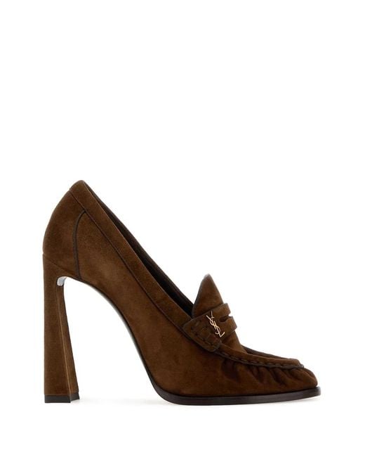 Saint Laurent Brown Le Loafer 110 Pum