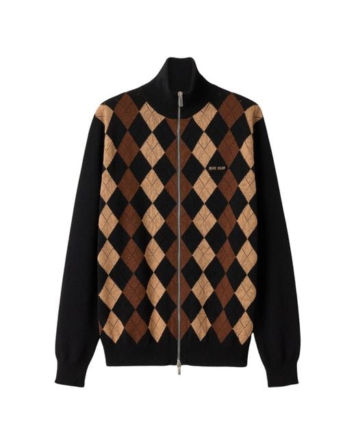 Miu Miu Black Cashmere Cardigan