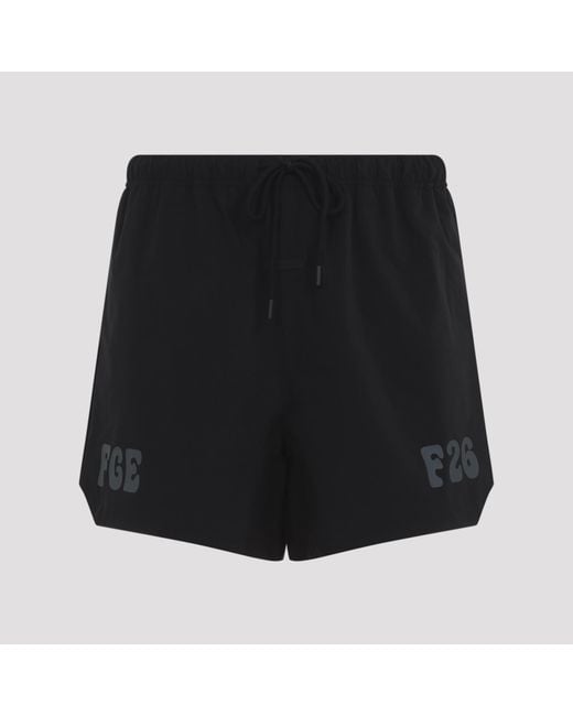 Fear Of God Black Vintage Gym Short for men