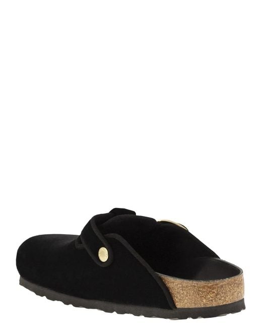 Birkenstock Black Boston Big Buckle