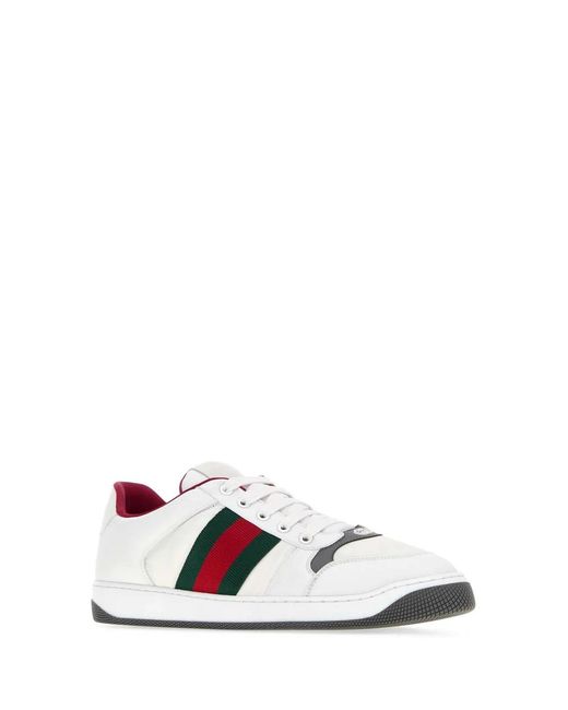 Gucci White Sneaker Fabric, R.S for men