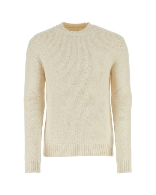 Jil Sander White Cn Ls Jumper for men