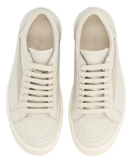 Rick Owens White Sneaker "Vintage Sneaks"