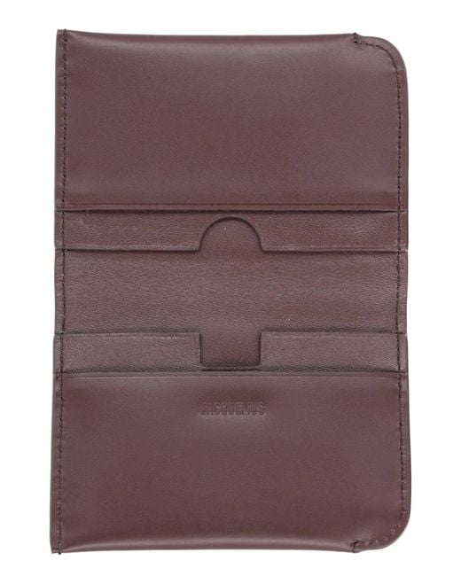 Jacquemus Brown "Curved" Wallet for men