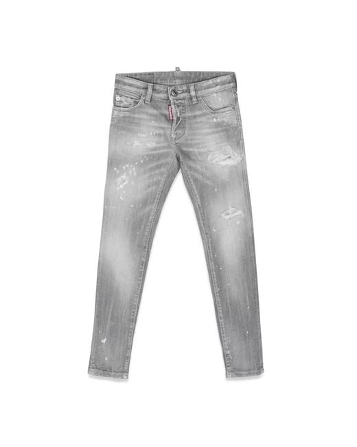 DSquared² Gray Slim Jean