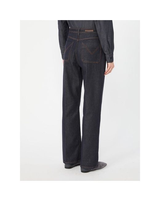 Max Mara Blue Mxmabbono Trouser