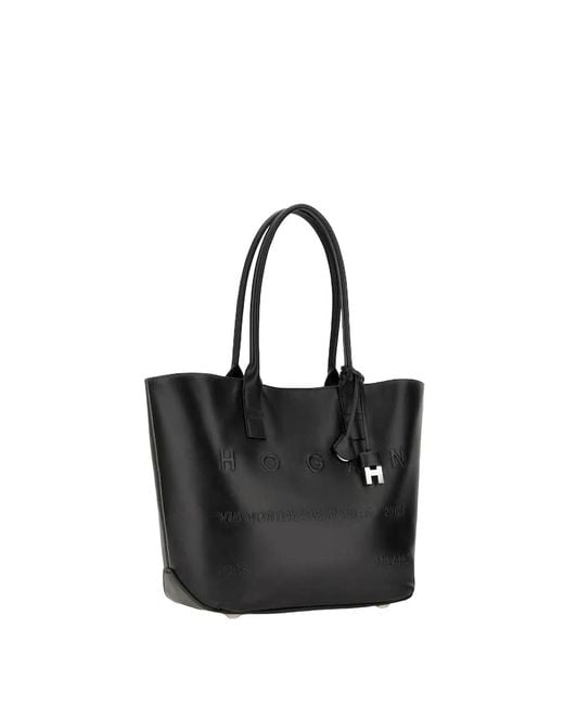 Hogan Black Bags Leather
