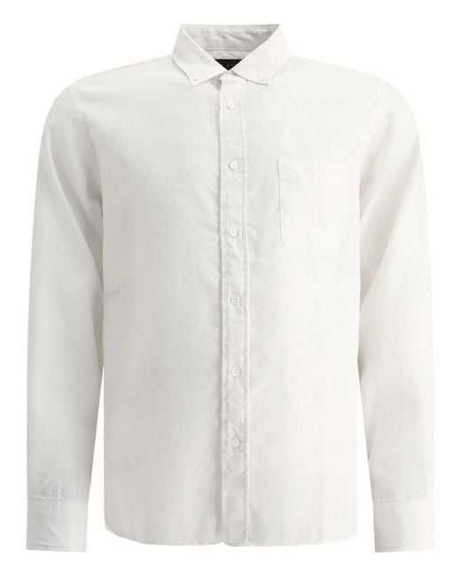Beams Plus White Coolmax Casual Shirt for men