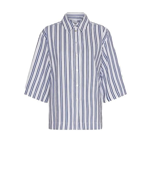 Marella Blue Striped Shirt