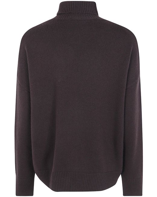 Mrz Black Turtleneck Oversized Sweater