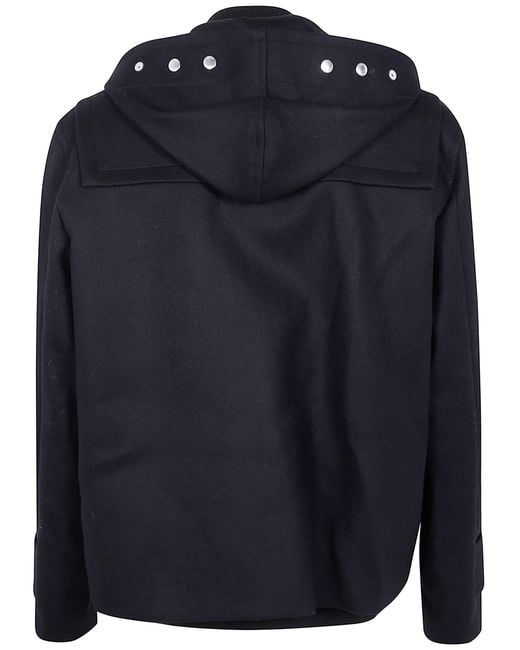 Sacai Wool Melton Blouson in Blue for Men | Lyst UK