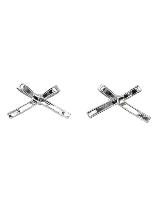 Marc Jacobs Metallic Orecchini "The Lingerie Bow"