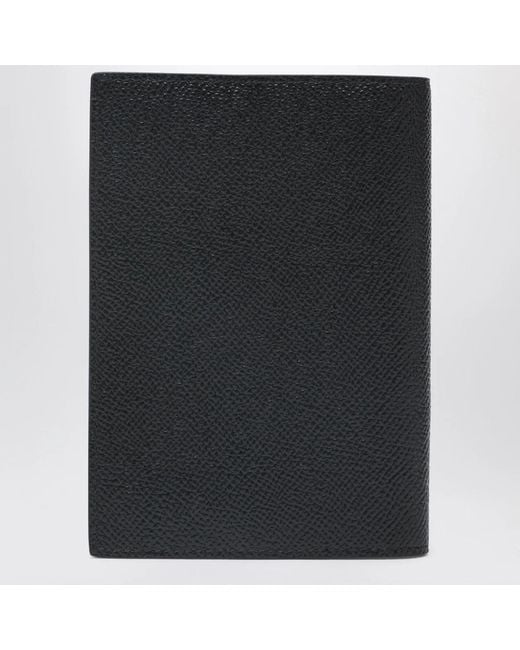 Dolce & Gabbana Black Dolce&Gabbana Passport Holder With Logo Plaque for men