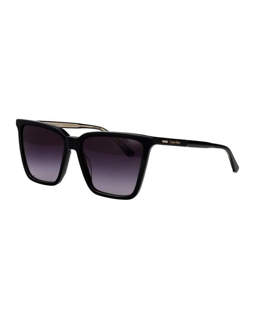 Calvin Klein Blue Acetate Sunglasses